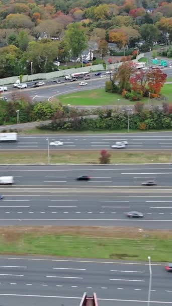 무거운 교통과 고속도로 Turnpike의 — 비디오