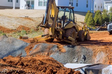 Kırsal kesimde beton köprü geçidi inşaatı
