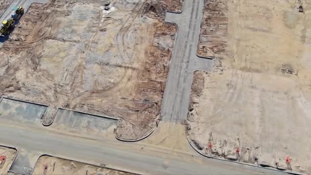 兴建新的发展综合大楼的土地已完全可供建造 — 图库视频影像