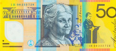 Avustralya hükümeti 50 dolarlık banknotlar yayınladı.