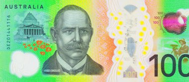 Avustralya hükümeti tarafından basılan, Avustralya bankaları nakit 100 dolar.