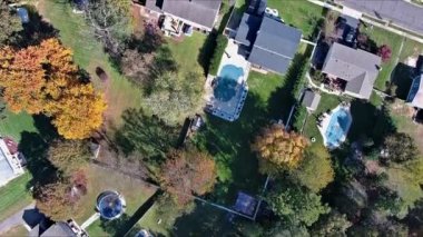 Amerika Birleşik Devletleri 'nin New Jersey eyaletinde çatı manzaralı birkaç ev bulunmaktadır.