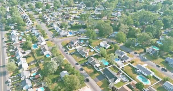 Différentes Maisons Construites Sont Situées Dans Quartier Entre Les Zones — Video