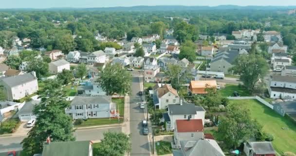 Невелике Американське Місто Розташоване Між Плантаціями Лісової Зони Нью Джерсі — стокове відео