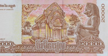 Kamboçya 'da yayınlanan para birimi banknotları 20.000 ayaklanma arka planında