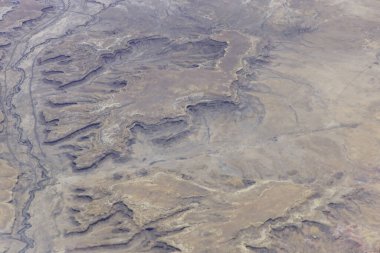 New Mexico 'daki çöl manzarası.