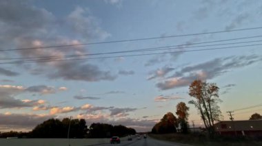 28 Haziran 2024 I-95 Güney Carolina ABD arabaları Güney Carolina I-95 otoyolunda ilerliyor.