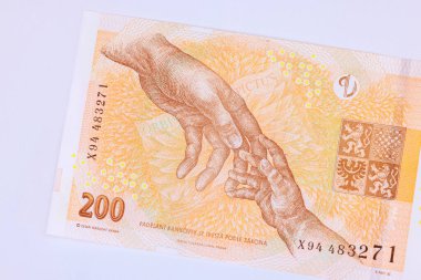 Çek banknotları Ceska Narodni Bank tarafından 200 altına düşürüldü.
