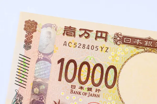 stock image New Japanese denomination 10,000 yen banknotes issued is 2024 by Nippon Ginko national bank front view