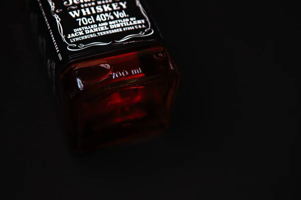 Khmelnytskyi Ukraine Novembre 2022 Bouteille Verre Whisky Américain Jack Daniel — Photo