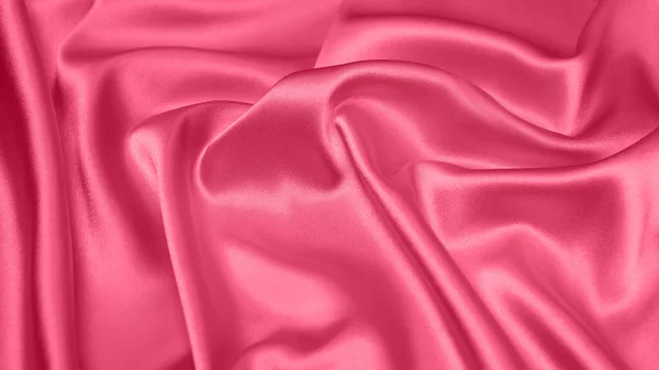 Viva Meganta Τονισμένο Κόκκινο Ματζέντα Ύφασμα Άτλας Κοντινό Ροζ Μεταξωτό — Φωτογραφία Αρχείου