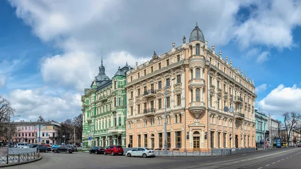 Одесса Украина 2023 Историческая Квартира Libman Building Sadovaya Street Odessa — стоковое фото