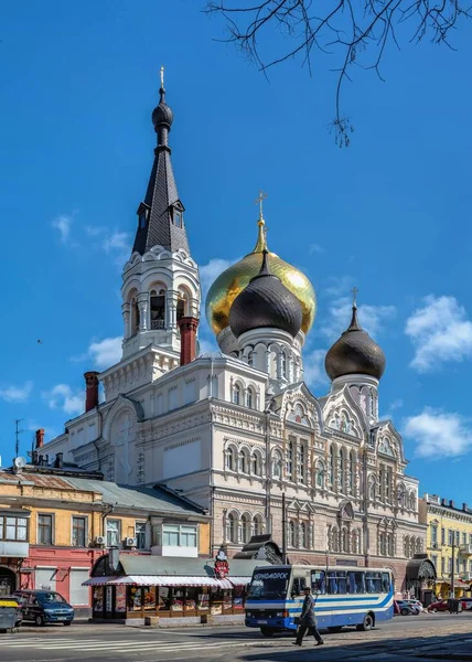 Odessa Ucrânia 2023 Mosteiro Grande Mártir Curandeiro Panteleimon Dia Ensolarado — Fotografia de Stock