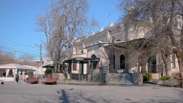 Odessa Oekraïne 2023 Arcadia Steeg Odessa Oekraïne Een Zonnige Lente — Stockvideo