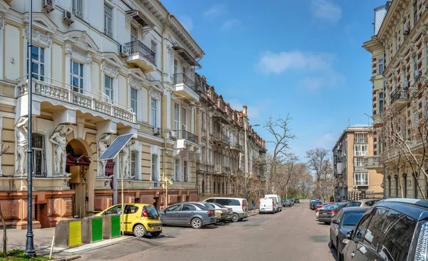 Odessa Oekraïne 2023 Gogol Straat Odessa Oekraïne Een Zonnige Lentedag — Stockfoto