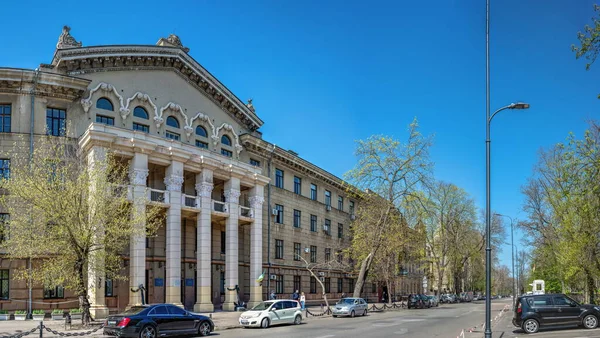 Odessa Ukrajina 2023 Historické Budovy Ulici Marazlievskaya Oděse Ukrajina Slunném — Stock fotografie