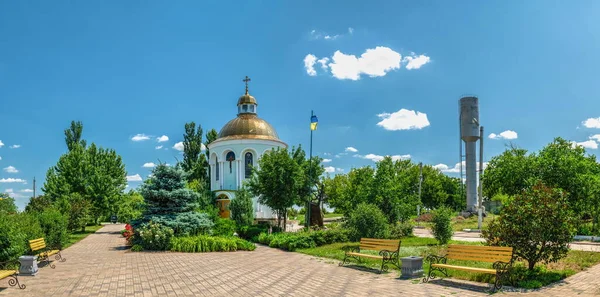 ドブロスラフ ウクライナ06 2023 ドブロスラフ オデッサ地方 ウクライナのメモリの路地 晴れた夏の日に — ストック写真