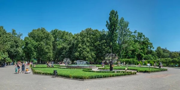 Odessa Oekraïne 2023 Fontein Het Gorky Park Van Odessa Oekraïne — Stockfoto
