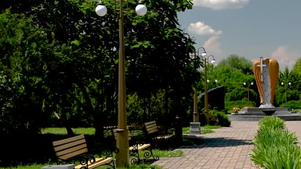 Dobroslav Ukrayna 2023 Ukrayna Nın Dobroslav Odessa Bölgesinde Güneşli Bir — Stok video