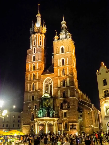 폴란드 크라코프 기념비적 역사적 도시의 — 스톡 사진