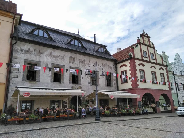 Tabor República Tcheca Centro Histórico Cidade — Fotografia de Stock