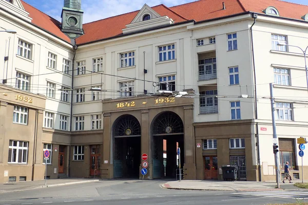 Pilsen Tschechien Stadtzentrum Und Historische Gebäude — Stockfoto