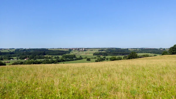 Allgau Typische Und Natürliche Bayerische Landschaft — Stockfoto