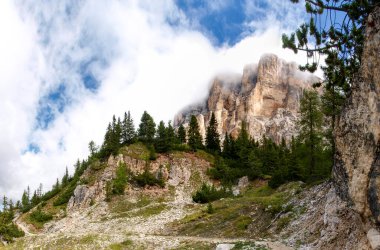 Dolomitler, İtalya: San Cassiano yakınlarındaki 