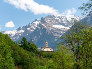 Mesocco, Switzerland: Church of Santa Maria del Castello.