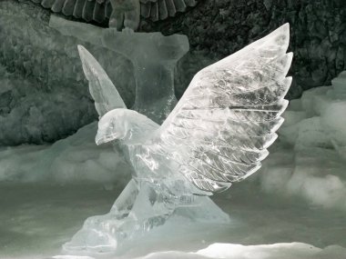 Zermatt, Switzerland: Matterhorn Glacier Paradise, visit of the exhibition inside the glacier.