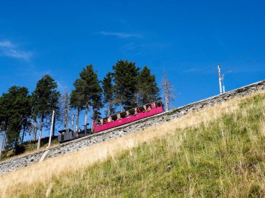 Monte Generoso, Switzerland: Monte Generoso railway, steam locomotive of 1890