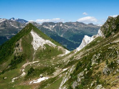 Tremorgio, İsviçre: Campolungo bölgesinin panoramik alp manzarası