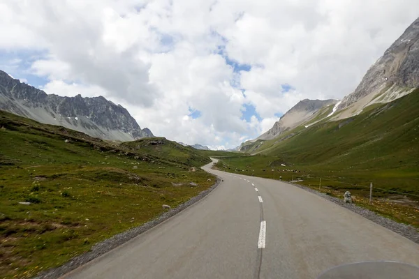 Albula Svizzera Paesaggio Montano Del Passo Alpino — Foto Stock