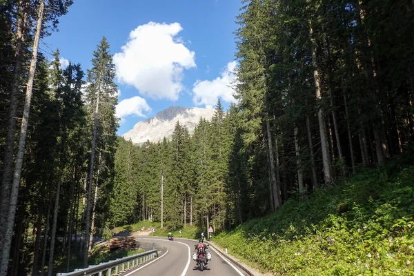 South Tyrol Ιταλία Ιουλίου 2018 Ορεινοί Δρόμοι Πανόραμα — Φωτογραφία Αρχείου