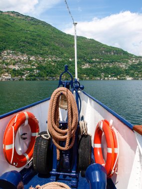 Brissago, İsviçre: Yolcu gemisinin yayı