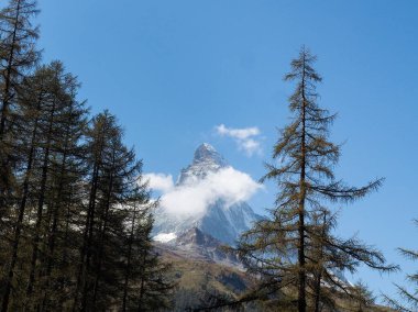 Zermatt, Switzerland: Image of the famous mountain called Matterhorn or Cervino