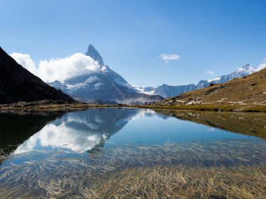 Zermatt, Switzerland: Image of the famous mountain called Matterhorn or Cervino