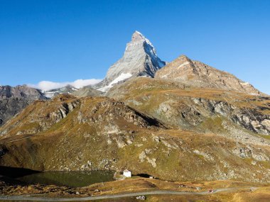 Zermatt, Switzerland: Image of the famous mountain called Matterhorn or Cervino