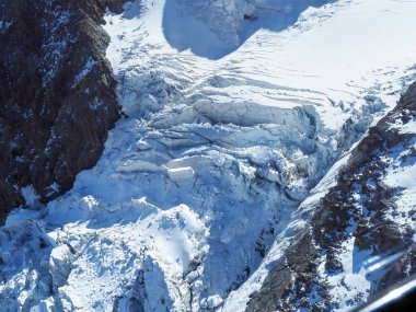 Zermatt, Switzerland: Matterhorn Glacier Paradise, reaches to a peak of 3883m