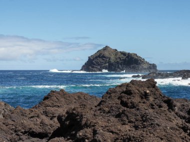 Garichico, İspanya: Lav kayalarından oluşan kıyı manzarası