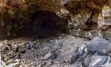 Lanzarote, İspanya: zirveli lav borusu