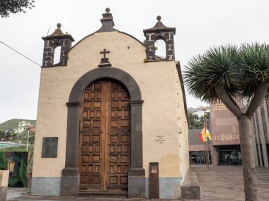 Tenerife, İspanya - 7 Mart 2019: Nostra Signora della Candelaria Kraliyet Marian Kilisesi