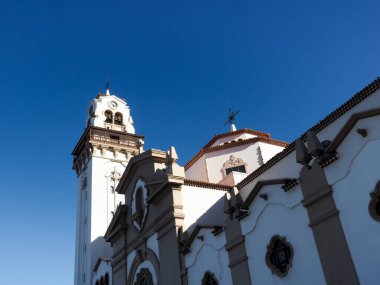 Tenerife, İspanya - 7 Mart 2019: Nostra Signora della Candelaria Kraliyet Marian Kilisesi