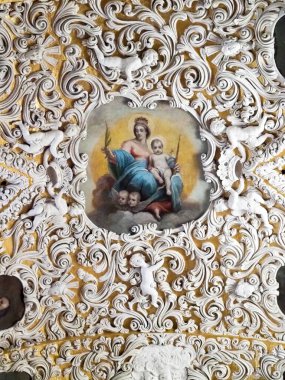 Czestochowa, Polonya - 5 Ağustos 2018: Siyah Madonna Tapınağı