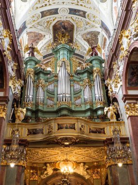 Czestochowa, Polonya - 5 Ağustos 2018: Siyah Madonna Tapınağı