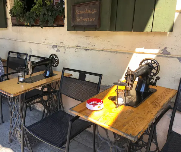 Torun, Polonya - 6 Ağustos 2018: Küçük kasabanın tarihi merkezi