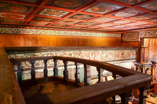 Tvrdosin, Slovakya - 2 Ağustos 2018: Tahta Katolik Kilisesi