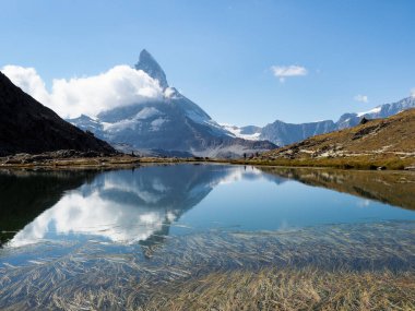 Zermatt, Switzerland: Image of the famous mountain called Matterhorn or Cervino