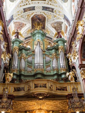Czestochowa, Polonya - 5 Ağustos 2018: Siyah Madonna Tapınağı