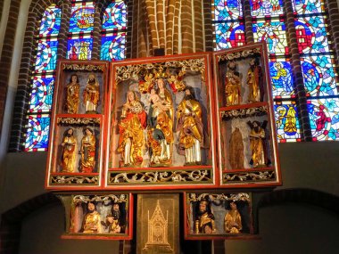 Szczecin, Polonya - 12 Ağustos 2018: St. James Katedrali